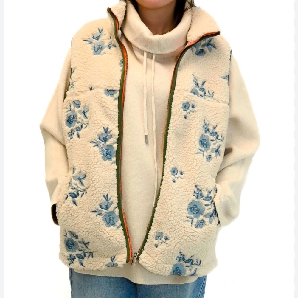 RD Style Embroidered Vest- medium